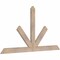 Ekena Millwork Saratoga Smooth Timber Gable Bracket, Douglas Fir, 60"W x 32"H x 1 1/2"D x 3 1/2"F, 13/12 Pitch GBW060X32X0204SAR00SDF - alternate 2